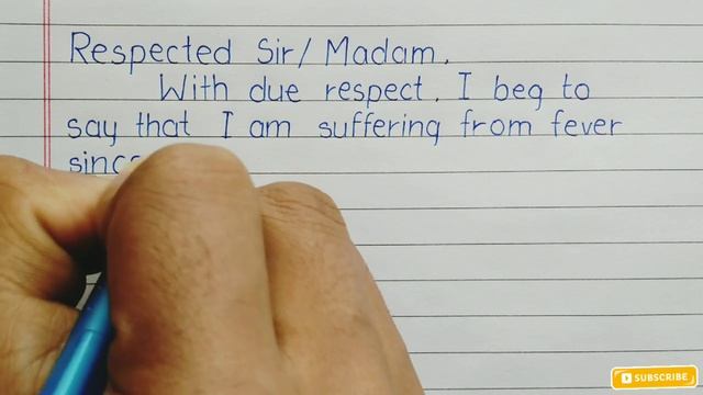Application for fever //application to for fever principal //beautiful english handwriting // смотреть онлайн