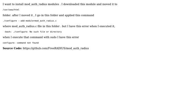 Unix & Linux: -bash: ./configure: No such file or directory смотреть онлайн