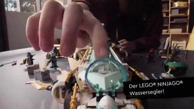 LEGO 71756 Ninjago Wassersegler, Set mit 10 Ninja Mini Figuren смотреть онлайн