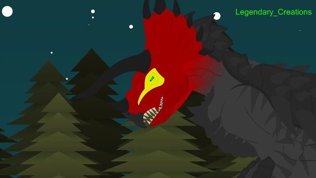 Giganotosarus VS Ultimasaurus Ll Stick Nodes Animation