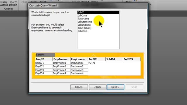 Create a Crosstab Query in Access смотреть онлайн