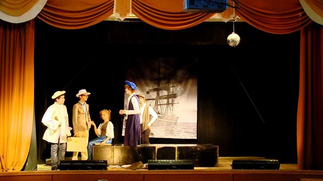 "Остров Сокровищ" Спектакль 2012 школа 57 смотреть онлайн