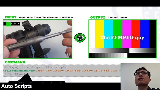 FFmpeg Tutorial - How to color a video in sepia Aging a video #ffmpeg #TheFFMPEGGuy смотреть онлайн