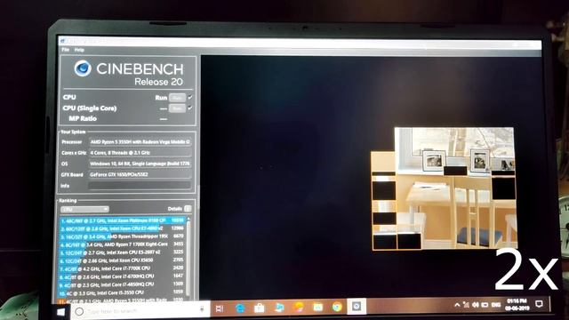 Benchmark Test of Asus Tuf FX505DT Laptop | AMD Ryzen 5 GTX 1650 Graphics | Gaming | Cinebench смотреть онлайн