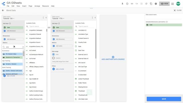 Google Looker Studio Data Blending Tutorial With Examples (Google Data Studio) смотреть онлайн