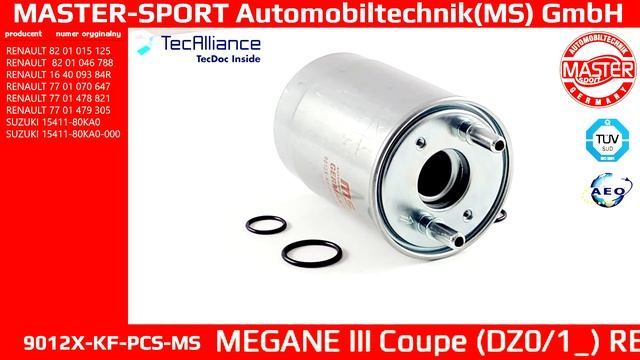 9012X-KF-PCS-MS | FUEL FILTER | Master-Sport-Automobiltechnik (MS) GmbH смотреть онлайн