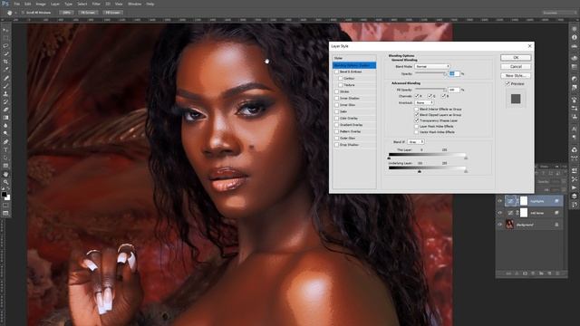 PHOTOSHOP TUTORIAL: How to get 3D BRONZE SKIN TONES in your portrait photography with Photoshop. смотреть онлайн
