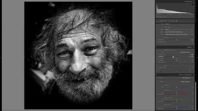 Lightroom 2018 Black and White Portrait Editing / Retouching Tutorial - From Start to Finish! смотреть онлайн