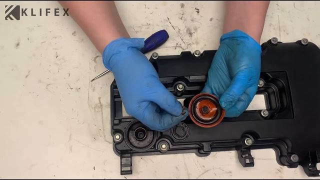 Замена мембраны клапанной крышки Opel 1.4L, 1.2L 0607145, 25198877 смотреть онлайн