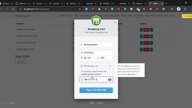 MEVN Shopping demo with Vuejs, Express, MongoDB, NodeJS смотреть онлайн