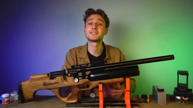 ОБЗОР  Пневматическая винтовка Kral Puncher Maxi 3 Nemesis PCP (дерево, 5.5 мм)