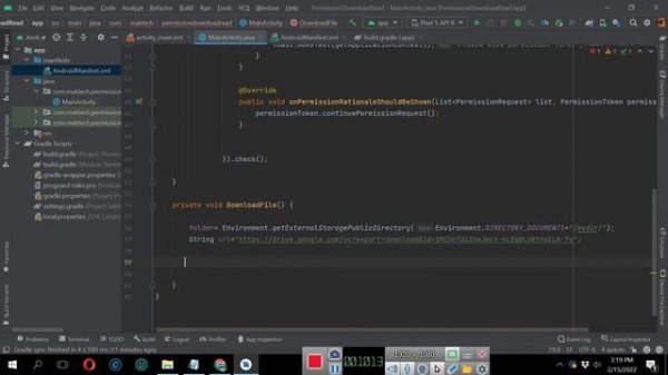 Download File using PRDownloader Library | how to store file in public storage android| Error solve