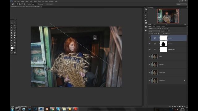 Художественная ретушь в Фотошоп по шагам смотреть онлайн