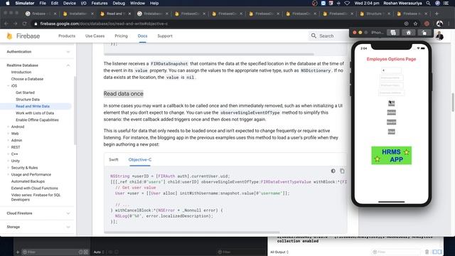 Objective C- Firebase- Realtime Database - Part 5a - Search Data смотреть онлайн