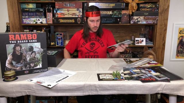 RAMBO THE BOARD GAME Unboxing And Review