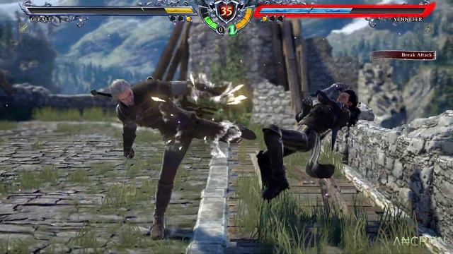 Soulcalibur VI - Geralt Vs. Yennefer