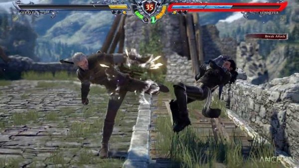 Soulcalibur VI - Geralt vs. Yennefer