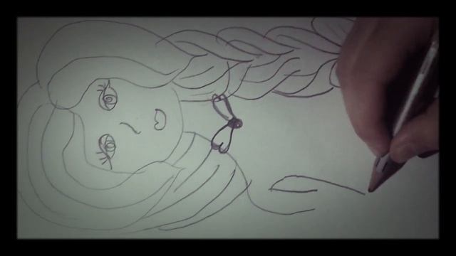 красивый рисунок девочка с цветком? смотреть онлайн