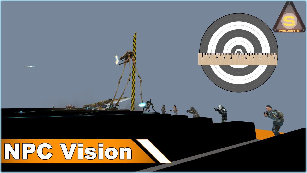 Source Engine - NPC Vision (Зрение-боевая дистанция) смотреть онлайн