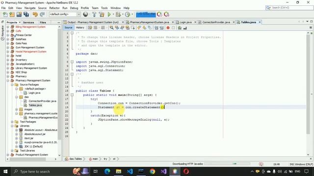 1. Pharmacy Management System in java - Login Page (JFrame, Mysql Database, Netbeans IDE) смотреть онлайн