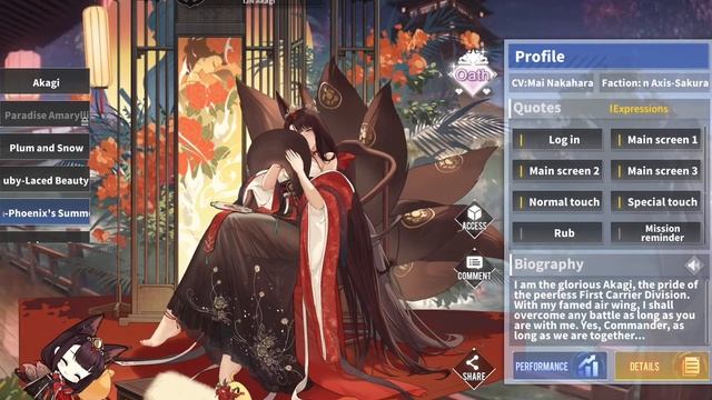 Azur Lane - Akagi L2D Skin Dawn-Phoenix's Summons Showcase смотреть онлайн