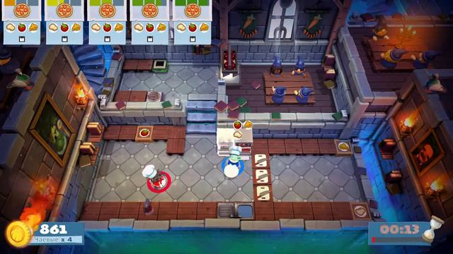 Overcooked 2 (PS4)- Играем с женой смотреть онлайн