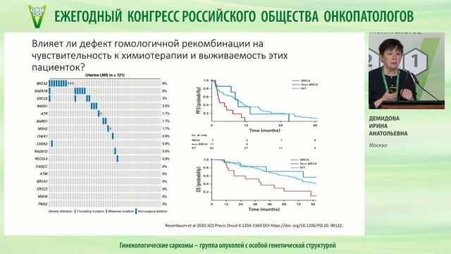 Гинекологические саркомы – группа опухолей с особой генетической структурой смотреть онлайн