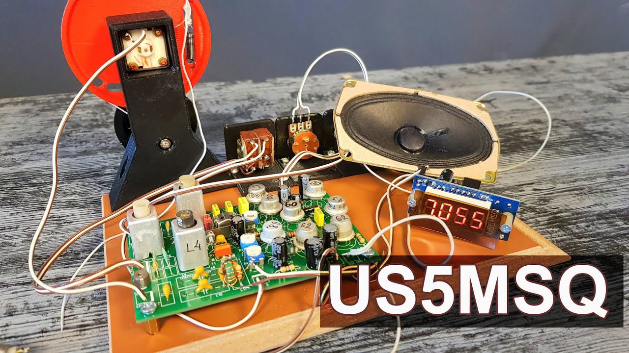 Приемник Прямого Преобразования US5MSQ на германиевых транзисторах. смотреть онлайн