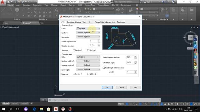 AutoCAD Darslik ( O'lcham Qo'yish ).