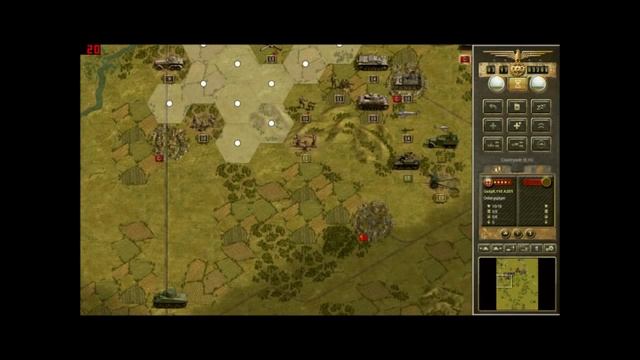 Panzer Corps GC42 Scenario 8: Buzinovka Depot Part 1 смотреть онлайн