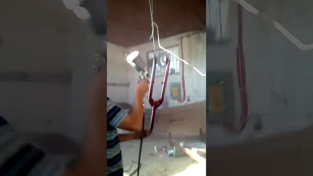 Покраска рамы и передней вилки. смотреть онлайн