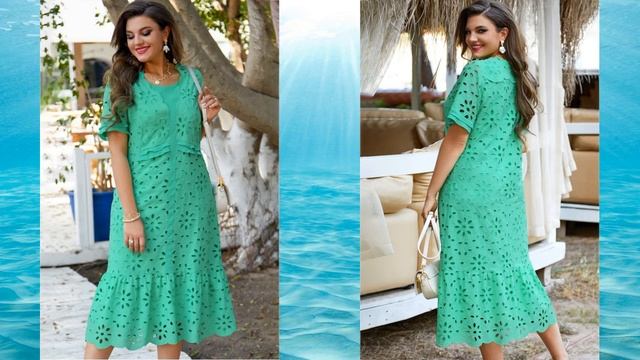 Шикарнейшие стильные платья для женщин за 50! | БЕЛОРУССКИЙ ТРИКОТАЖ | лето 2022 смотреть онлайн