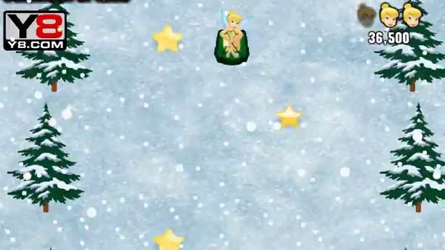 Мультик: Фея Динь-Динь катается на санках / Fairy Tinkerbell sledding смотреть онлайн