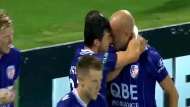 Trallazo desde la frontal de Zadkovich (Perth Glory FC) vs Wellington Phoenix смотреть онлайн