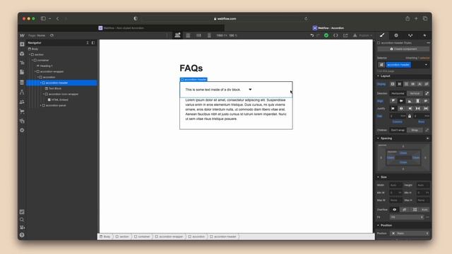 How to make an accordion in Webflow | Free cloneable included смотреть онлайн