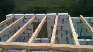 Моя стройка,домик 6х6 из газобетона часть 7 ,обзор второго этажа