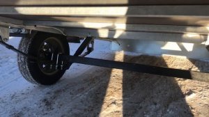 Купили легковой прицеп. Обзор выбранного прицепа.