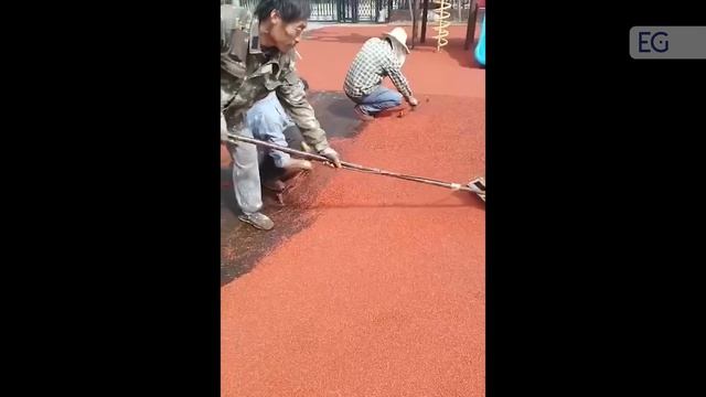 Терморейка для укладки покрытия из резиновой крошки смотреть онлайн