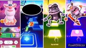 booba vs Crazy frog vs Buba vs буба  | Tiles Hop Music Gamer