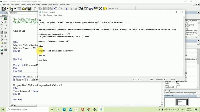 connect VB6.0 application with internet (very important for vb6.0 developers) смотреть онлайн