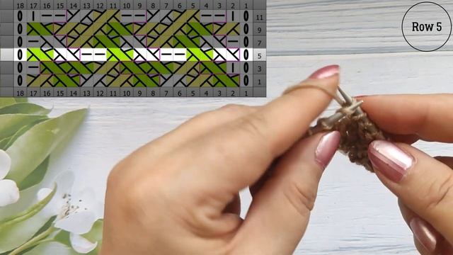 Double Wicker Stitch| Strickmuster Mit Verkreuzten Maschen| Punto Incrociato| Point De Tricot Crois