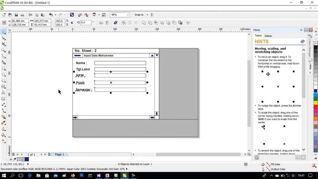 Tutorial Membuat LKT dengan CorelDRAW смотреть онлайн