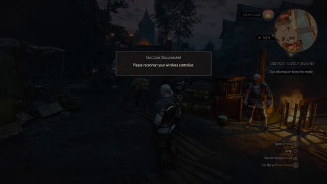 Witcher 3 - Meeting Triss for the first time смотреть онлайн