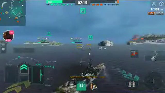 Катаю ветку немецкие и японские линкоры Warships Blitz смотреть онлайн