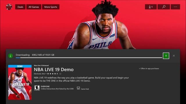 HOW TO DOWNLOAD NBA LIVE 19 DEMO ON XBOX ONE & PS4 смотреть онлайн