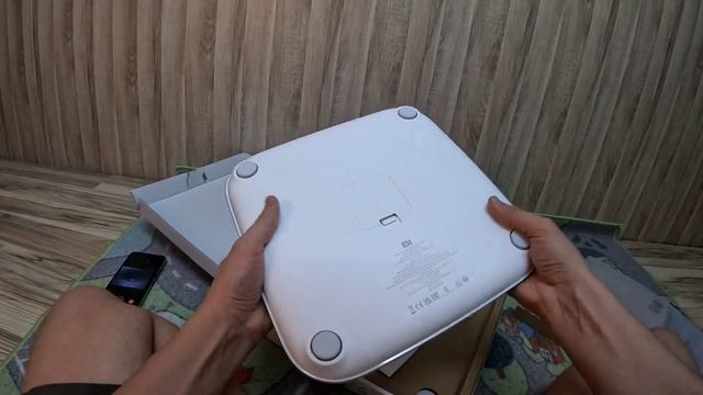 Весы напольные Xiaomi Mi Body Composition Scale 2. Распаковка.