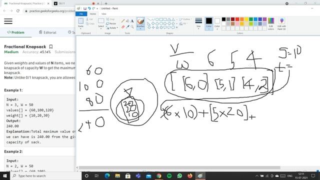 Fractional Knapsack GFG Python Love Babbar DSA Cracker Sheet смотреть онлайн
