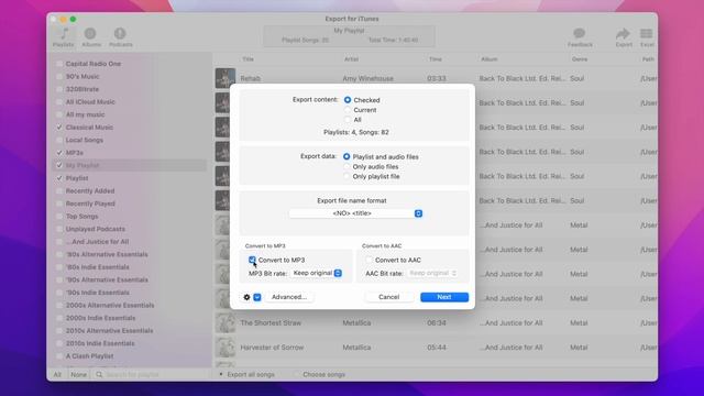 Export for iTunes: Copy playlists to SD card or USB drive смотреть онлайн