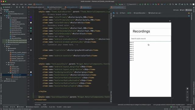 Audio Recorder #22 Custom Search Bar смотреть онлайн