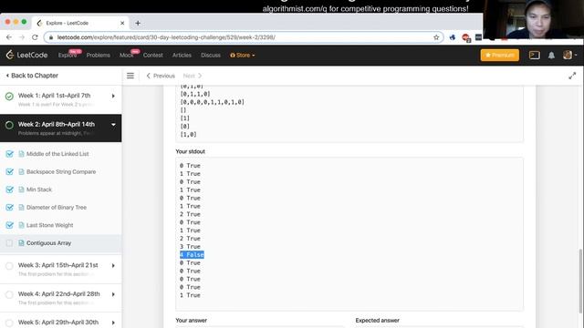 Contiguous Array (python) - Day 13/30 Leetcode April Challenge смотреть онлайн